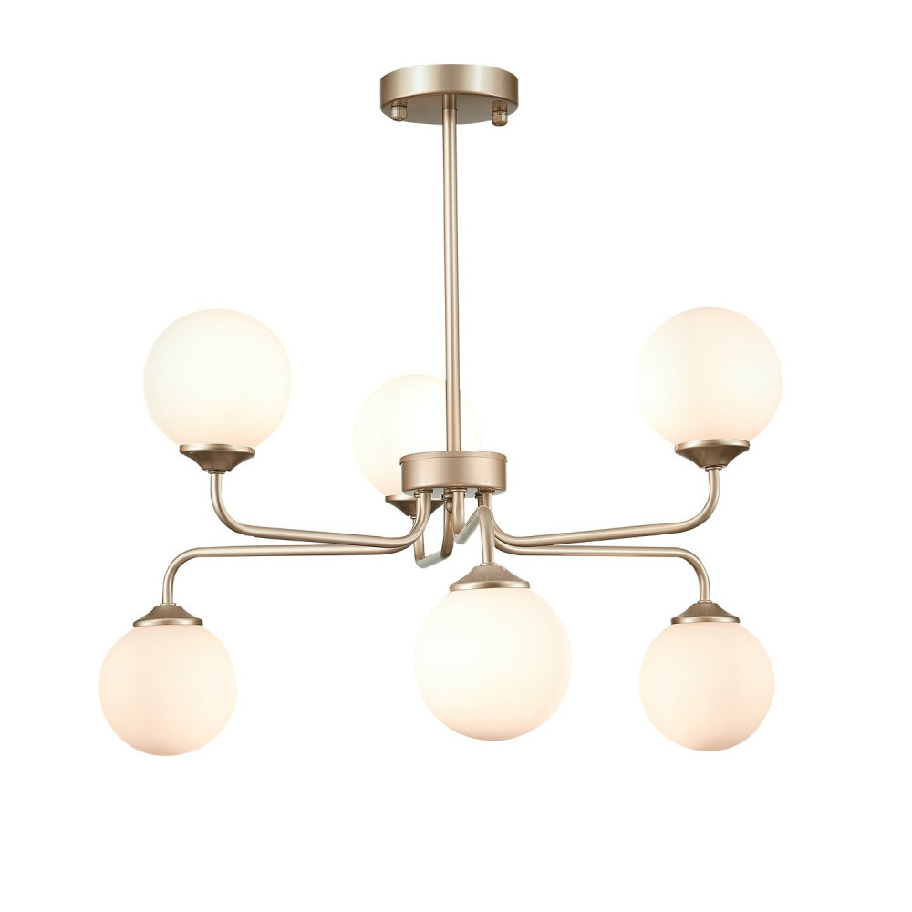 Изображение товара Светильник подвесной светодиодный ST Luce SLE106203-06 Золото/Белый G9 6x3W