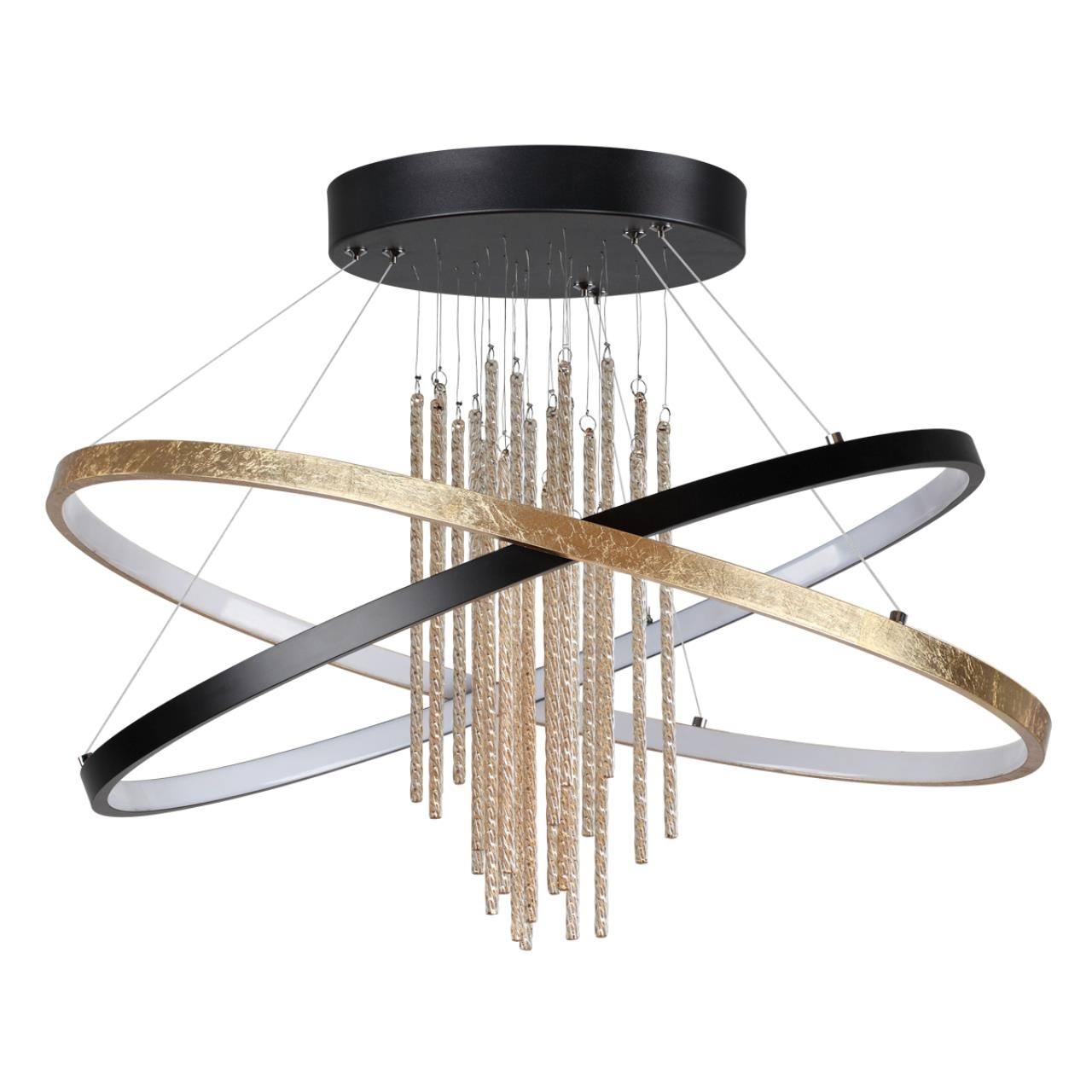 Изображение товара Подвесной светодиодный светильник ODEON LIGHT 3901-70CL черный современный дизайн