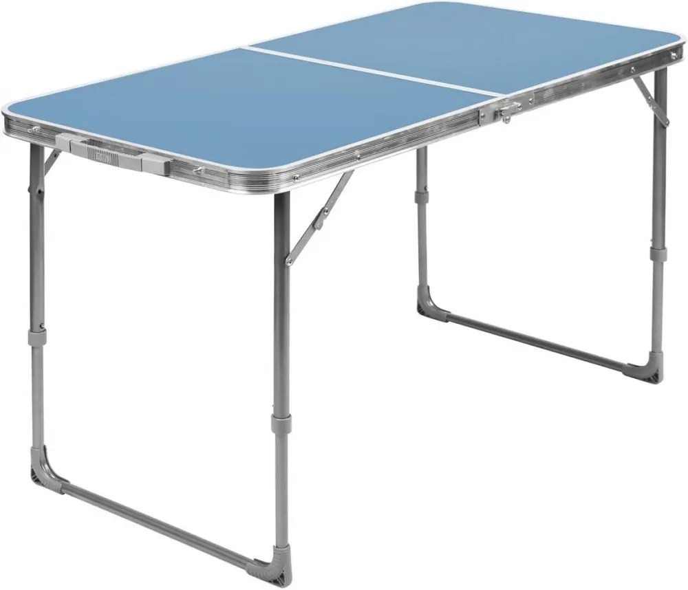 Изображение товара Нераздвижной садовый стол складной Nika ССТ-3-4 102 см x 50 см x 61 см металл синий