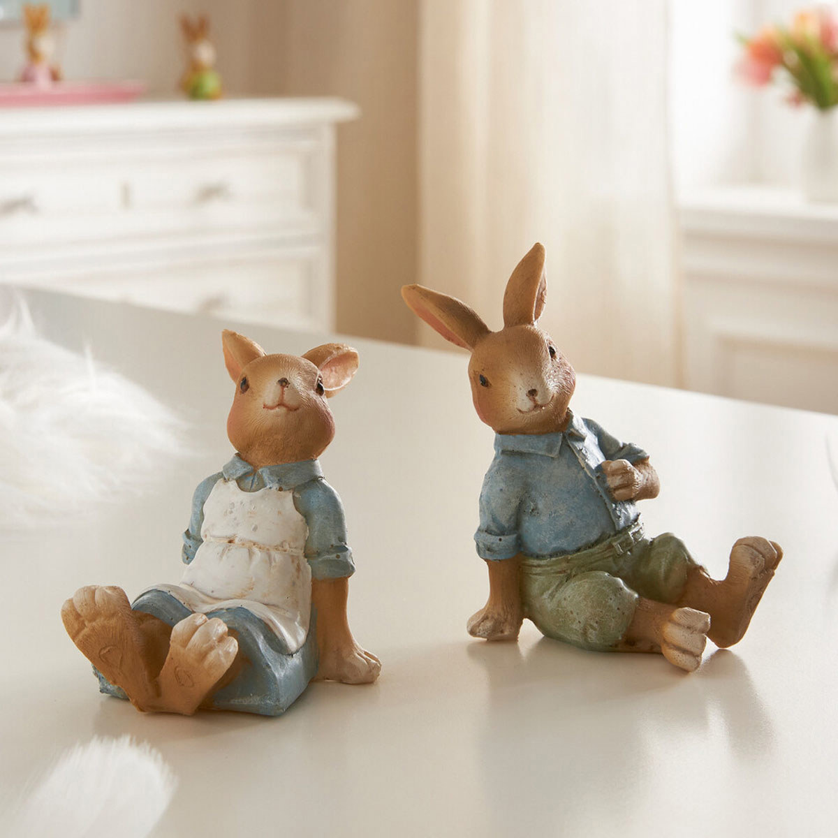 Изображение товара Декоративные фигуры "Зайчики Лизель и Антон" 2 штуки