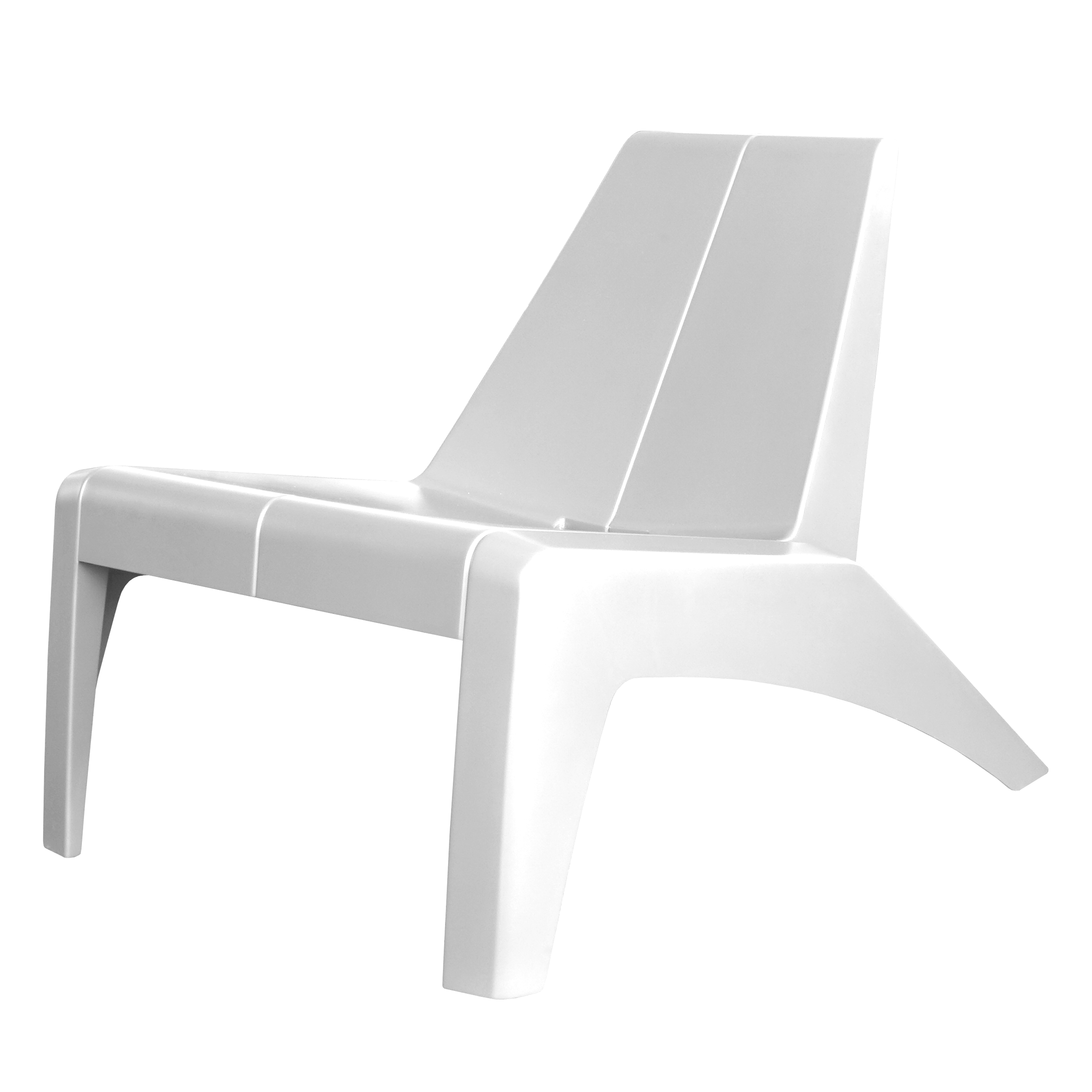 Изображение товара Кресло Naterial Halios полипропилен белое садовое 89.47x68x66.96 см