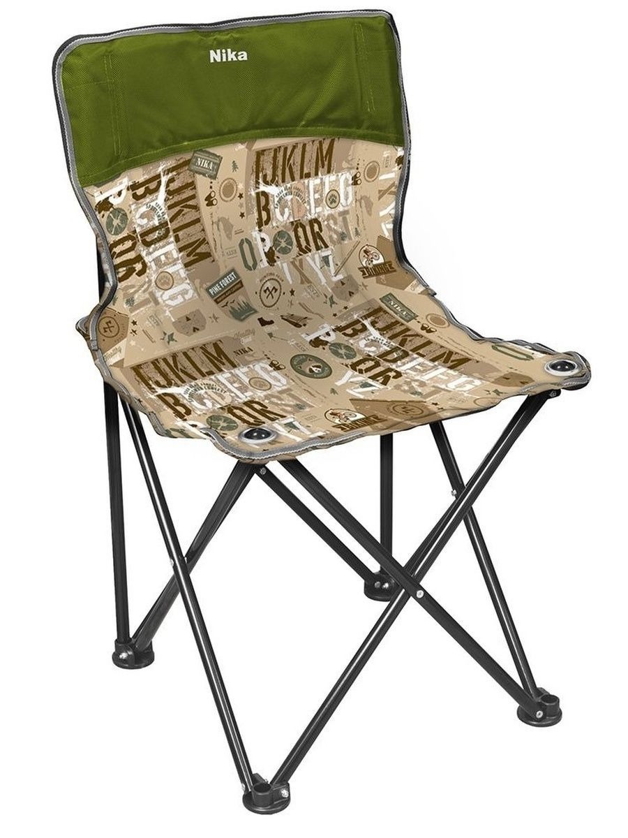 Изображение товара Складной садовый стул Nika ПСП3-СХ 46х46х77 см металлический зеленый