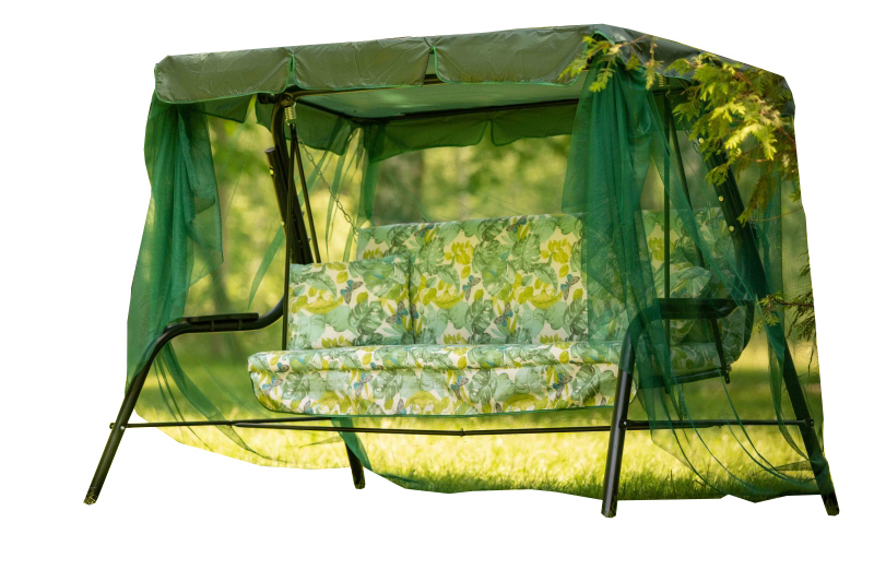 Изображение товара Качественные садовые качели Olsa Варна 3-х местные с навесом и москитной сеткой