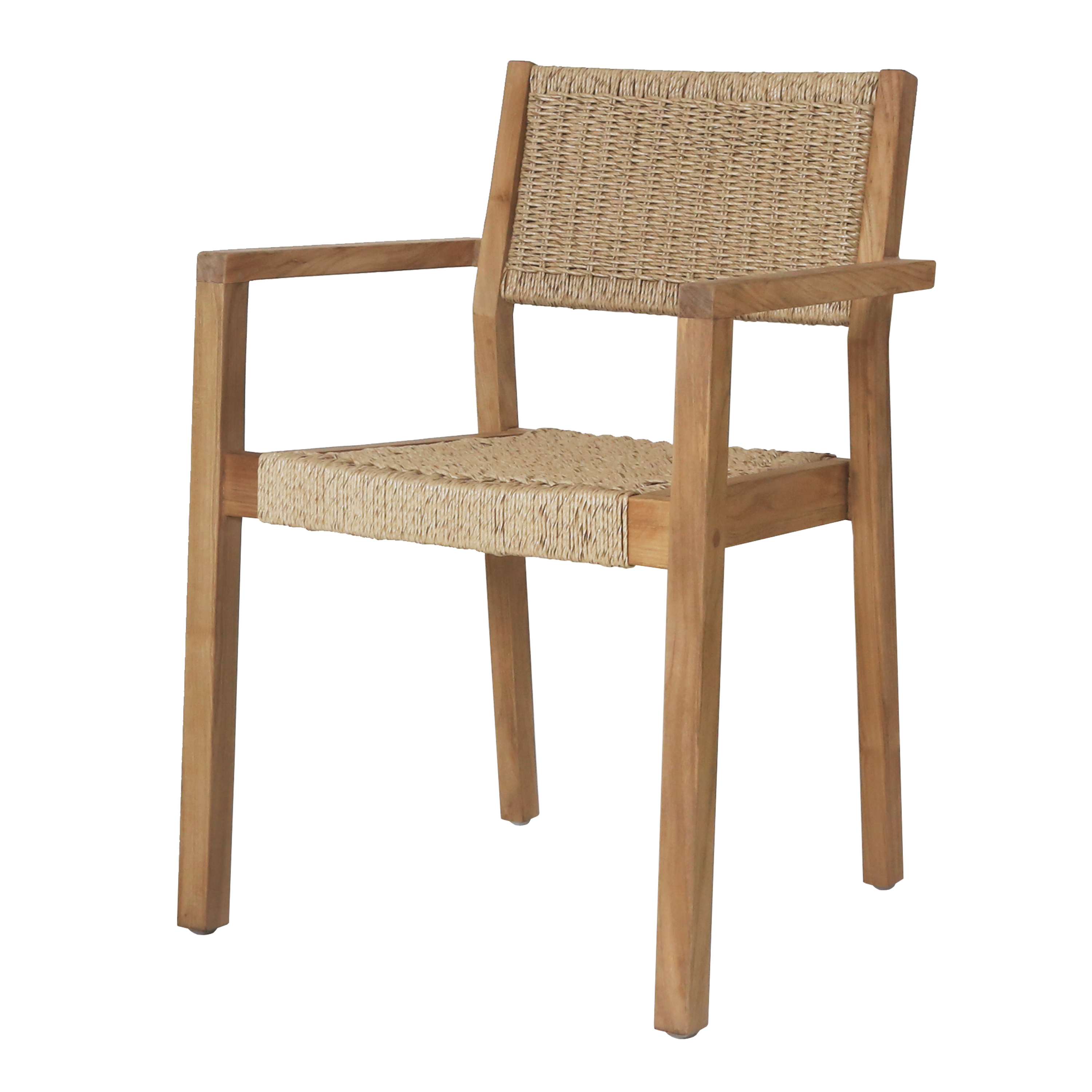 Изображение товара Кресло садовое Ribeira плетеное из тика 55x55x84 см коричневое