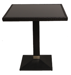 Изображение товара Садовый стол Мартин/Амиго T214 90х90 см из искусственного ротанга