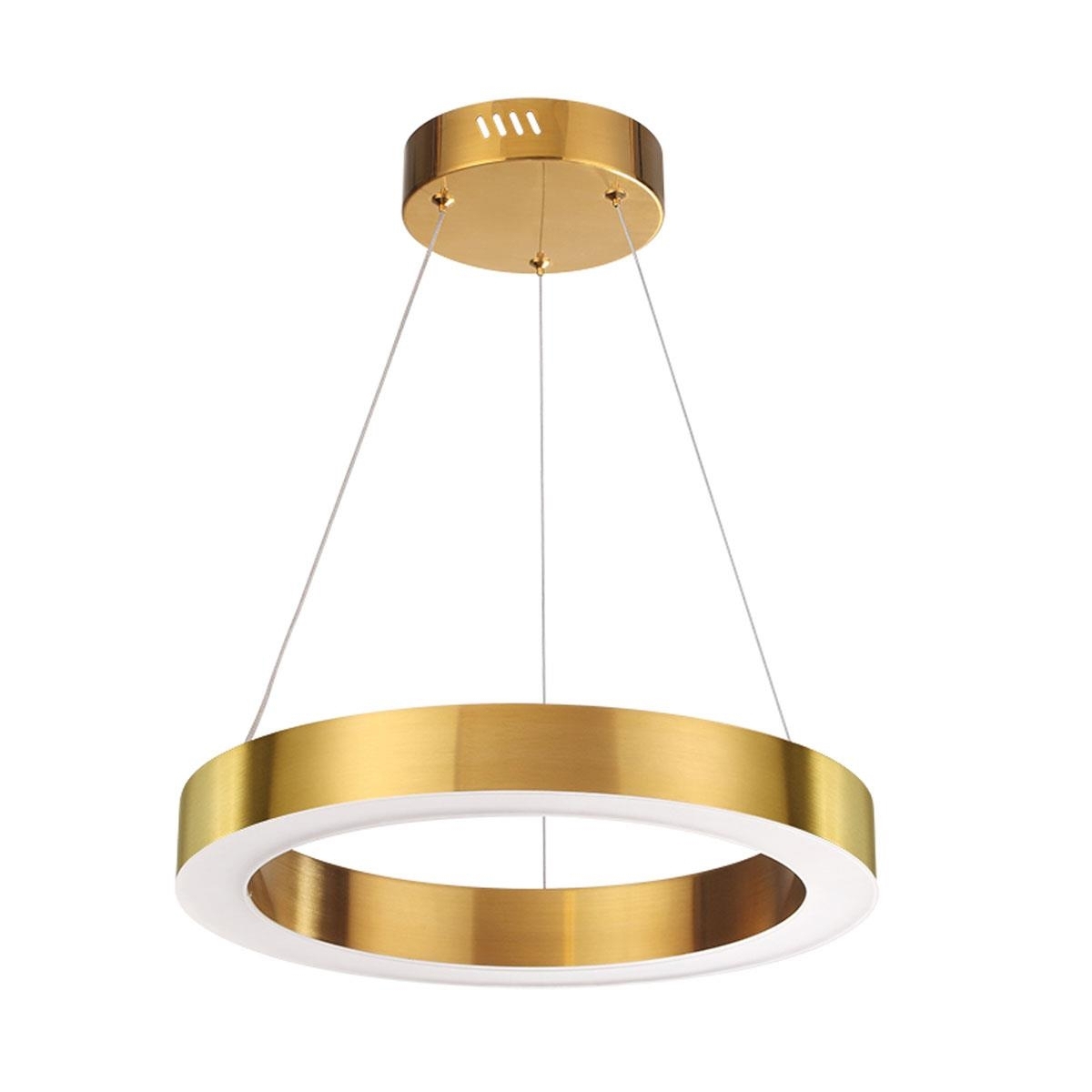 Изображение товара Люстра потолочная Odeon Light 3885/25LG современный дизайн с золотым плафоном