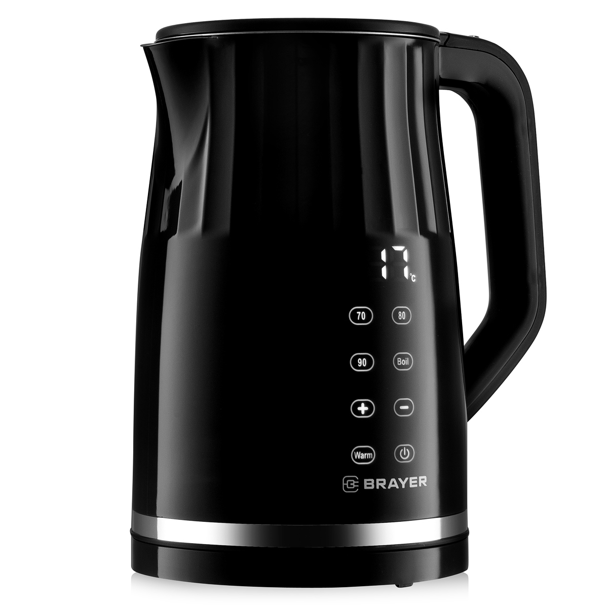 Изображение товара Электрический чайник Brayer BR1036 1.7 л сенсорное управление безопасный пластиковый корпус
