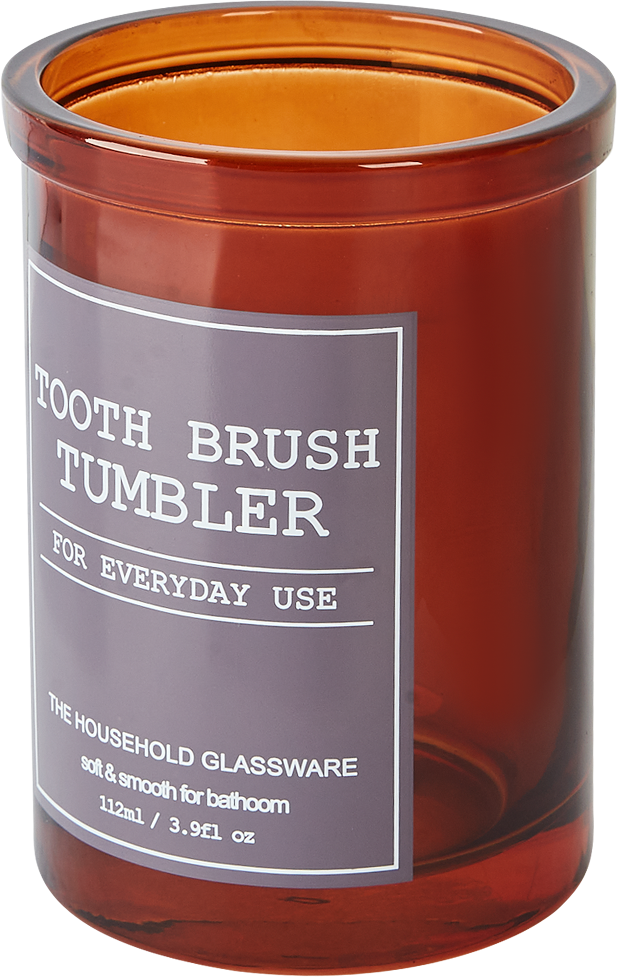 Изображение товара Стакан для зубных щеток Vidage Fiole стекло цвет коричневый