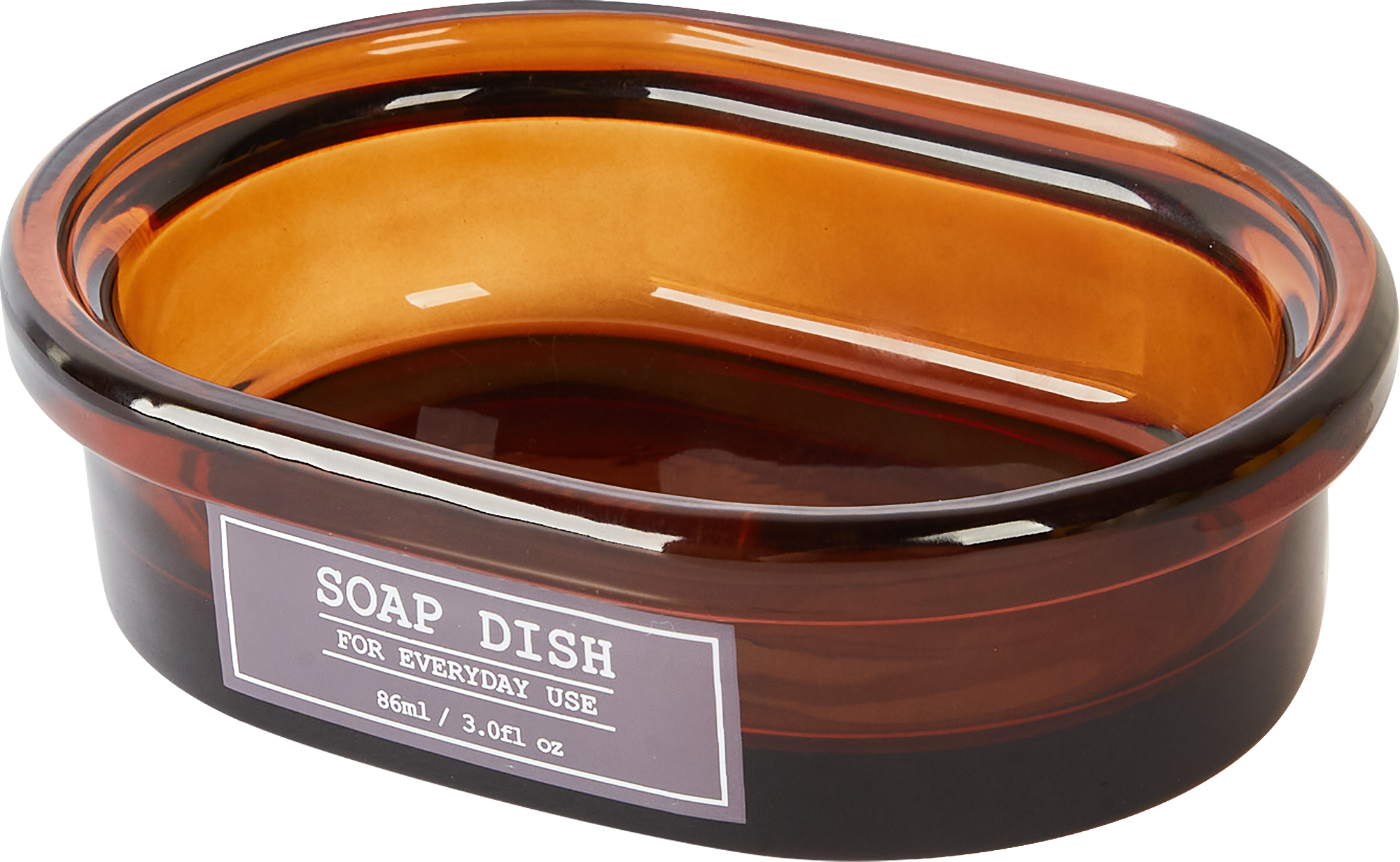 Изображение товара Мыльница Vidage Fiole стекло цвет коричневый