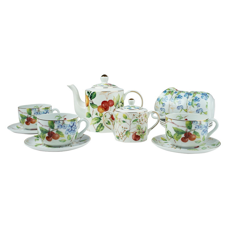 Изображение товара Чайный сервиз Lepard Ягодный сад на 6 персон 14 предметов фарфор