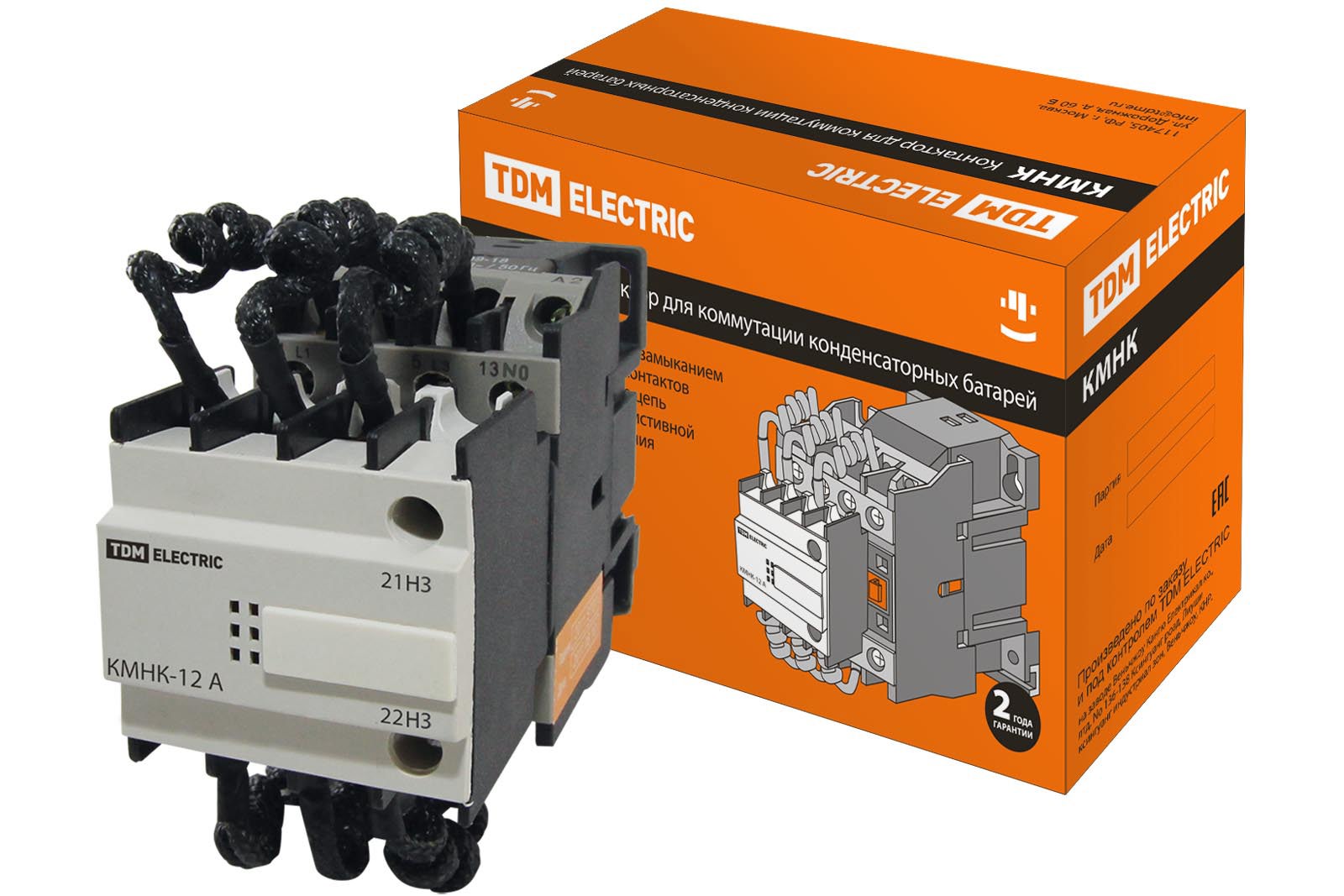Изображение товара Контактор Tdm electric КМНК-12-230.Б 18 А 230 В