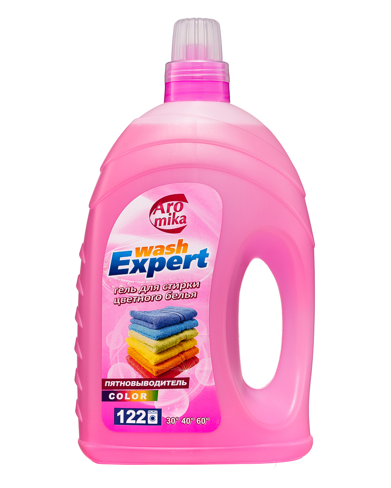 Изображение товара Гель для стирки цветного белья Аромика Wash Expert Color 4.3 л Изображение товара Гель для стирки цветного белья Аромика Wash Expert Color 4.3 л