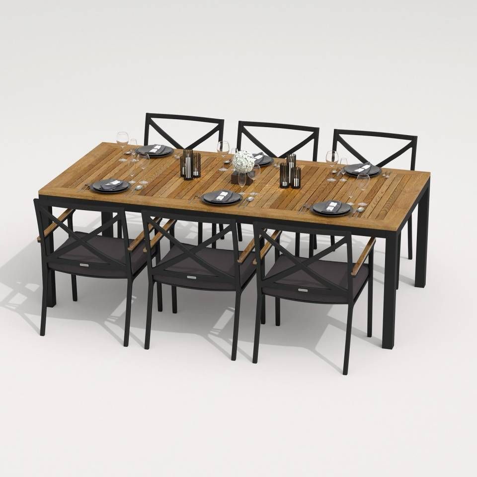 Изображение товара Набор садовой мебели для отдыха идеал patio tella festa 220 dark алюминий серый