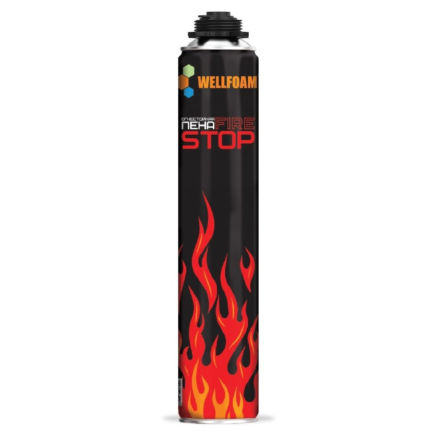 Изображение товара Пена монтажная профессиональная Wellfoam FireSTOP WFFSTP 750 мл