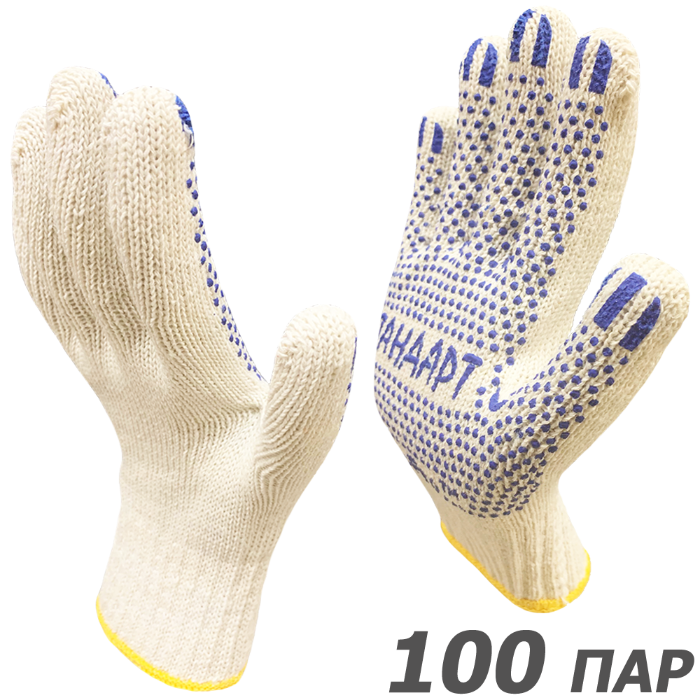 Изображение товара Перчатки хлопковые Master-Pro Стандарт 4907-ST-100, размер 9/L, 100 шт
