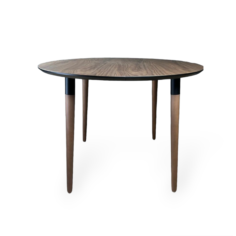 Изображение товара Круглый раскладной кухонный стол МФ Пирамида 26 Opera 1529-6 100х100 см орех