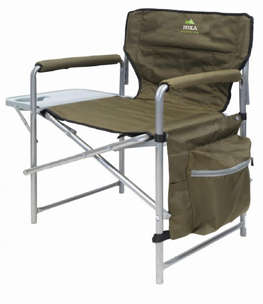 Изображение товара Кресло садовое складное Nika КСП-7 зеленое для кемпинга и пикника
