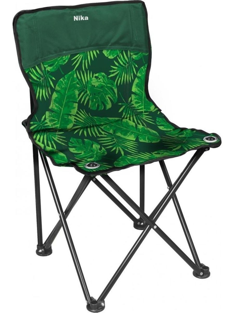 Изображение товара Складной садовый стул Nika Премиум 3 ПСП3 для кемпинга и отдыха зеленый