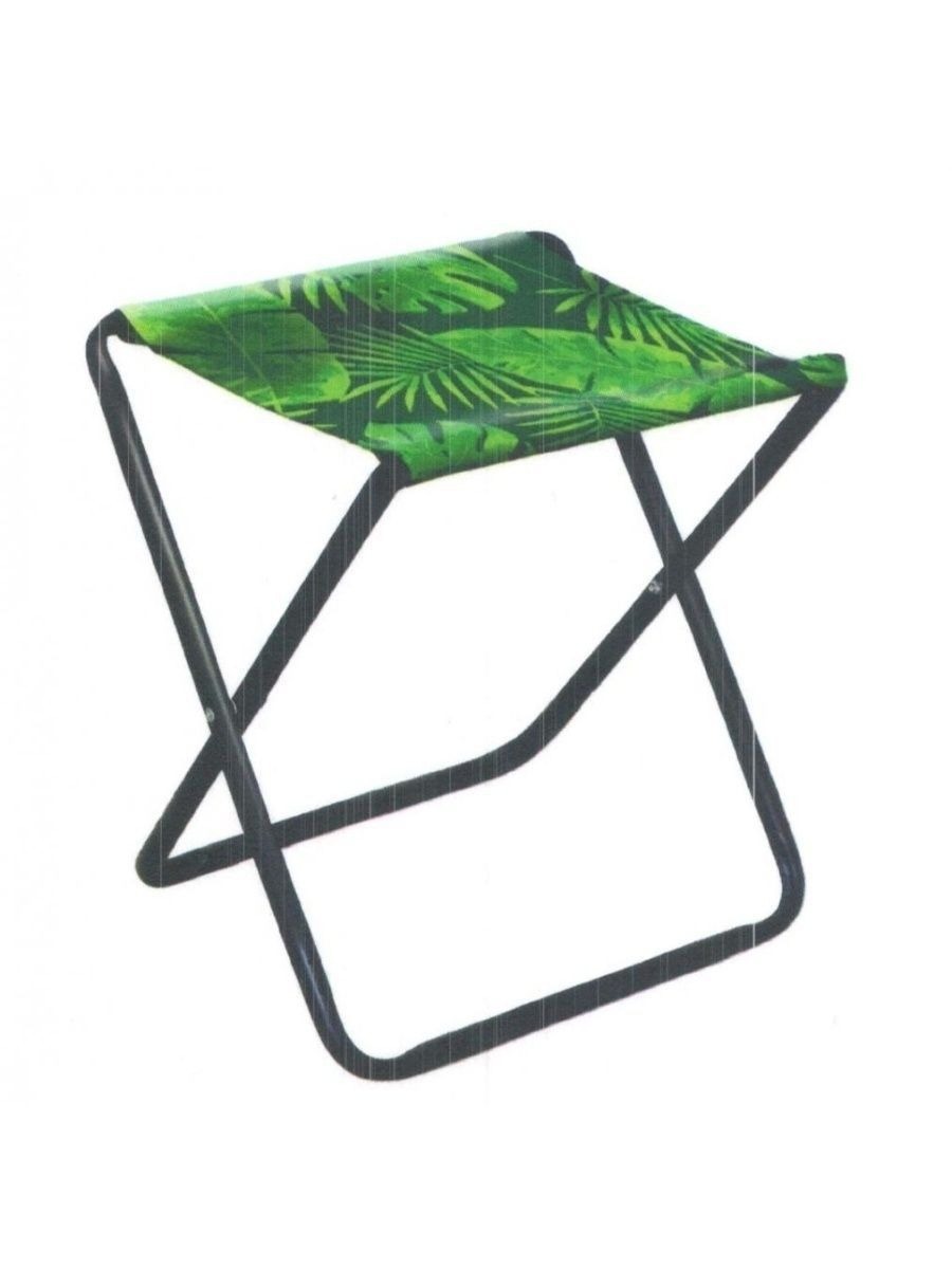 Изображение товара Складной садовый табурет Nika ПС зеленый 30x35x37 см
