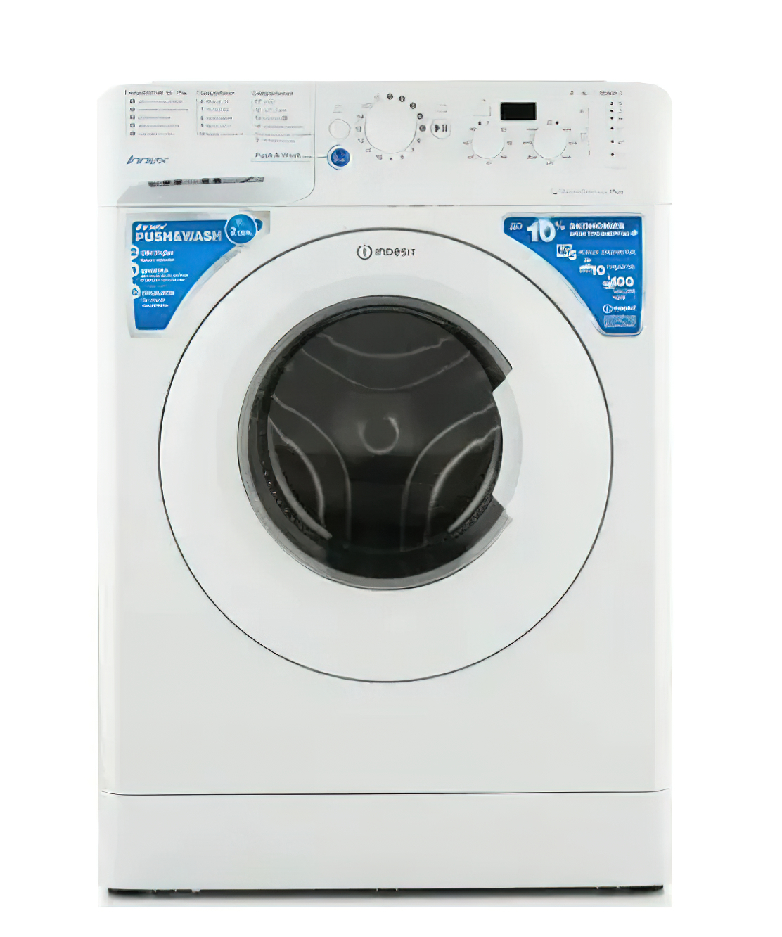Изображение товара Стиральная машина INDESIT BWSD 61051 WWV RU 6 кг 16 программ фронтальная белая