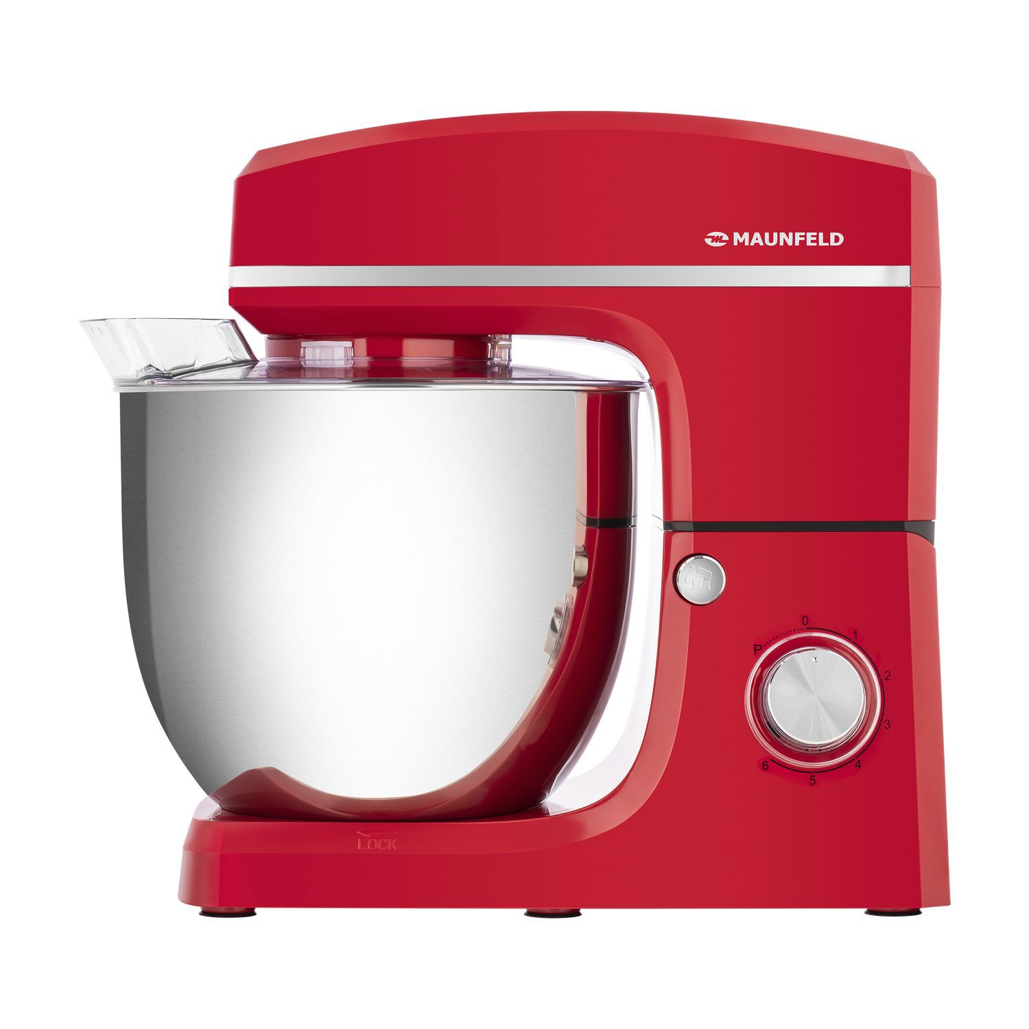 Изображение товара Миксер планетарный Maunfeld MF-432R 1500 Вт 10л красный