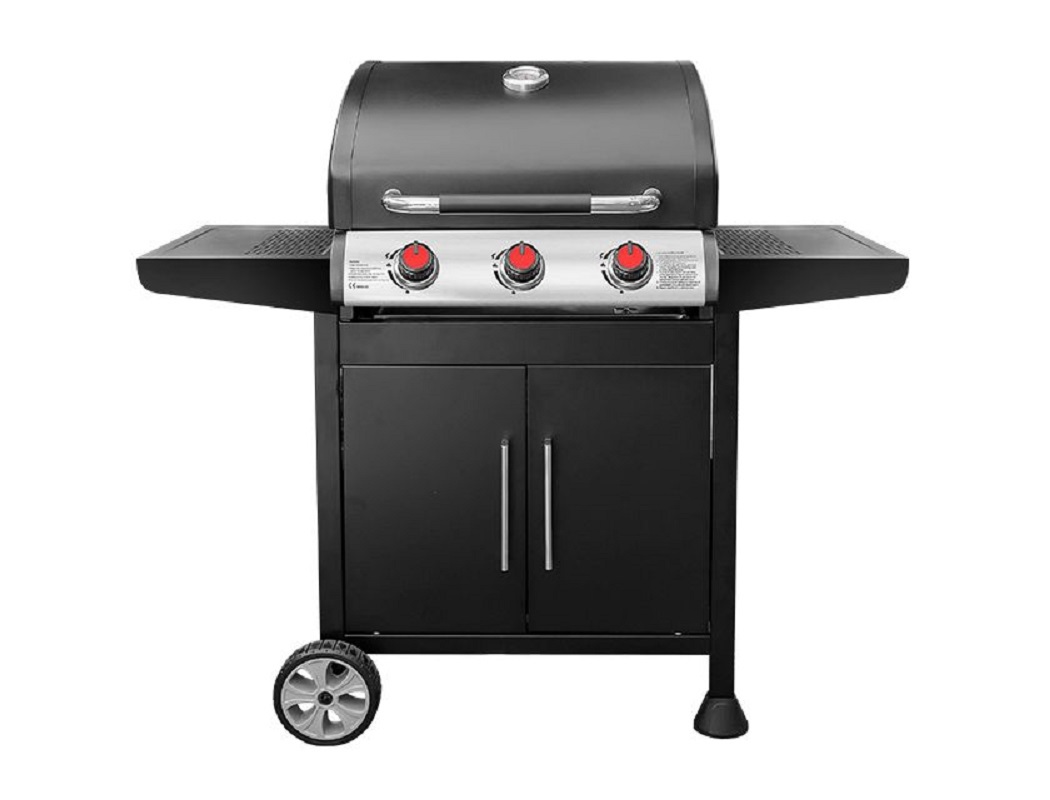 Изображение товара Газовый гриль Koch Gourmet 300 с 3 горелками и антипригарным покрытием Изображение товара Газовый гриль Koch Gourmet 300 с 3 горелками и антипригарным покрытием