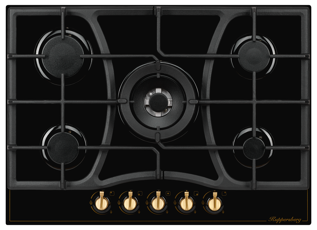 Изображение товара Газовая варочная панель Kuppersberg FG 703 B 71 см 5 конфорок черный