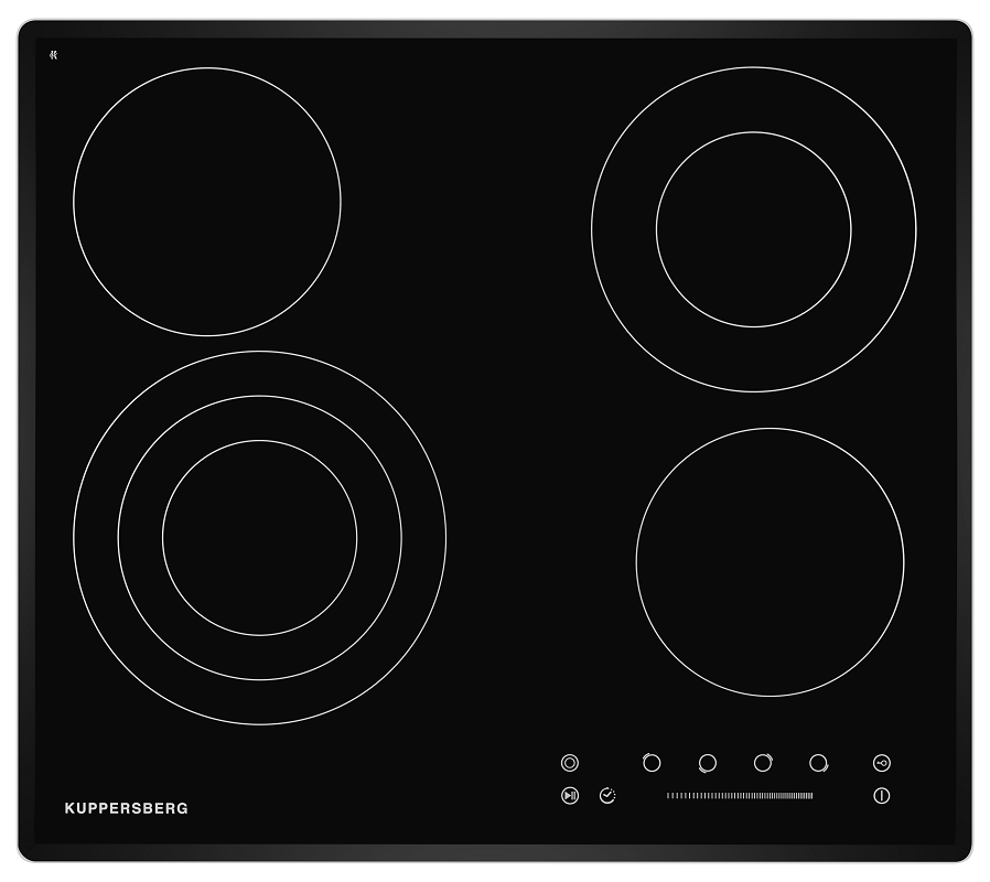 Изображение товара Электрическая варочная панель Kuppersberg ECS 632 F 4 конфорки сенсорная