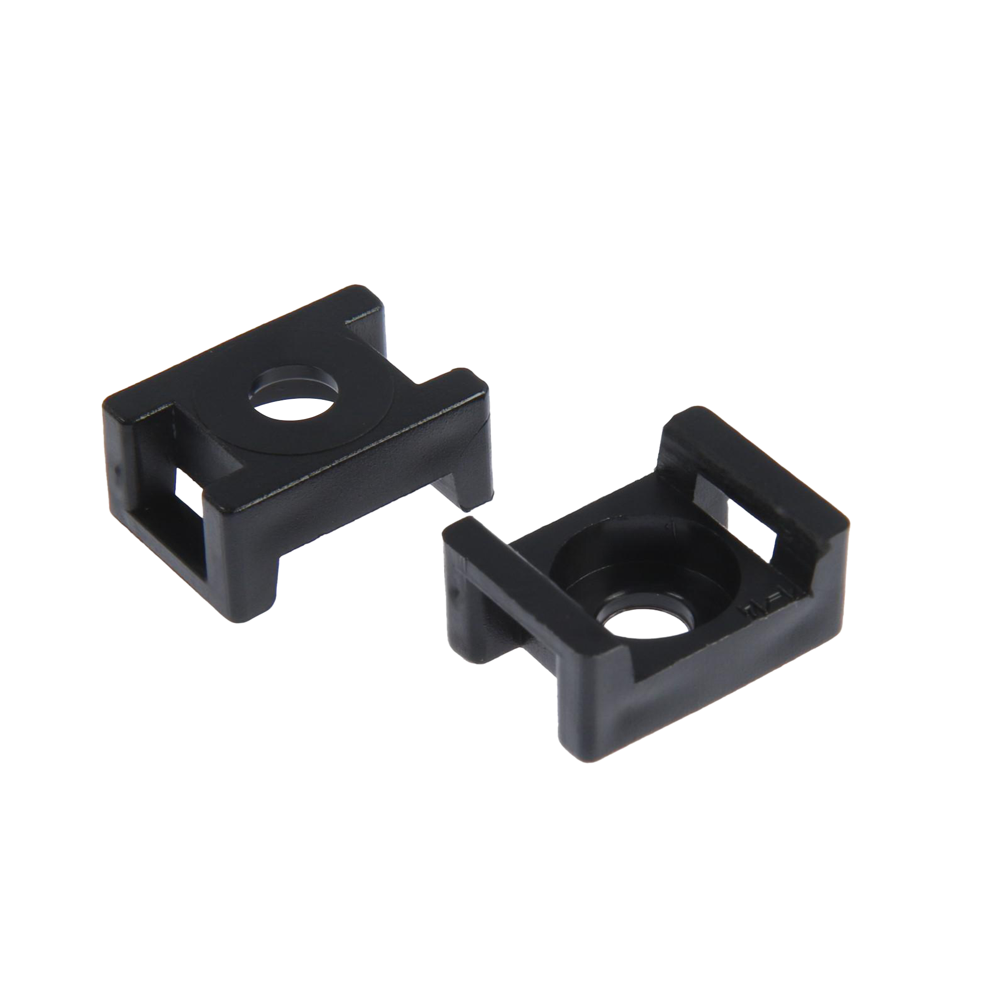 Изображение товара Площадка для хомутов Duwi 29x15 мм цвет черный 10 шт.