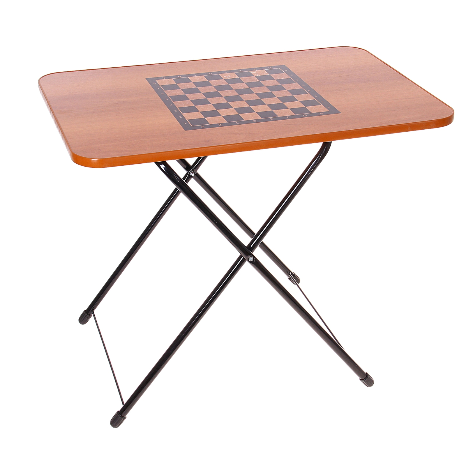 Изображение товара Нераздвижной складной садовый стол Nika 75x50 см регулируемый черный миланский орех