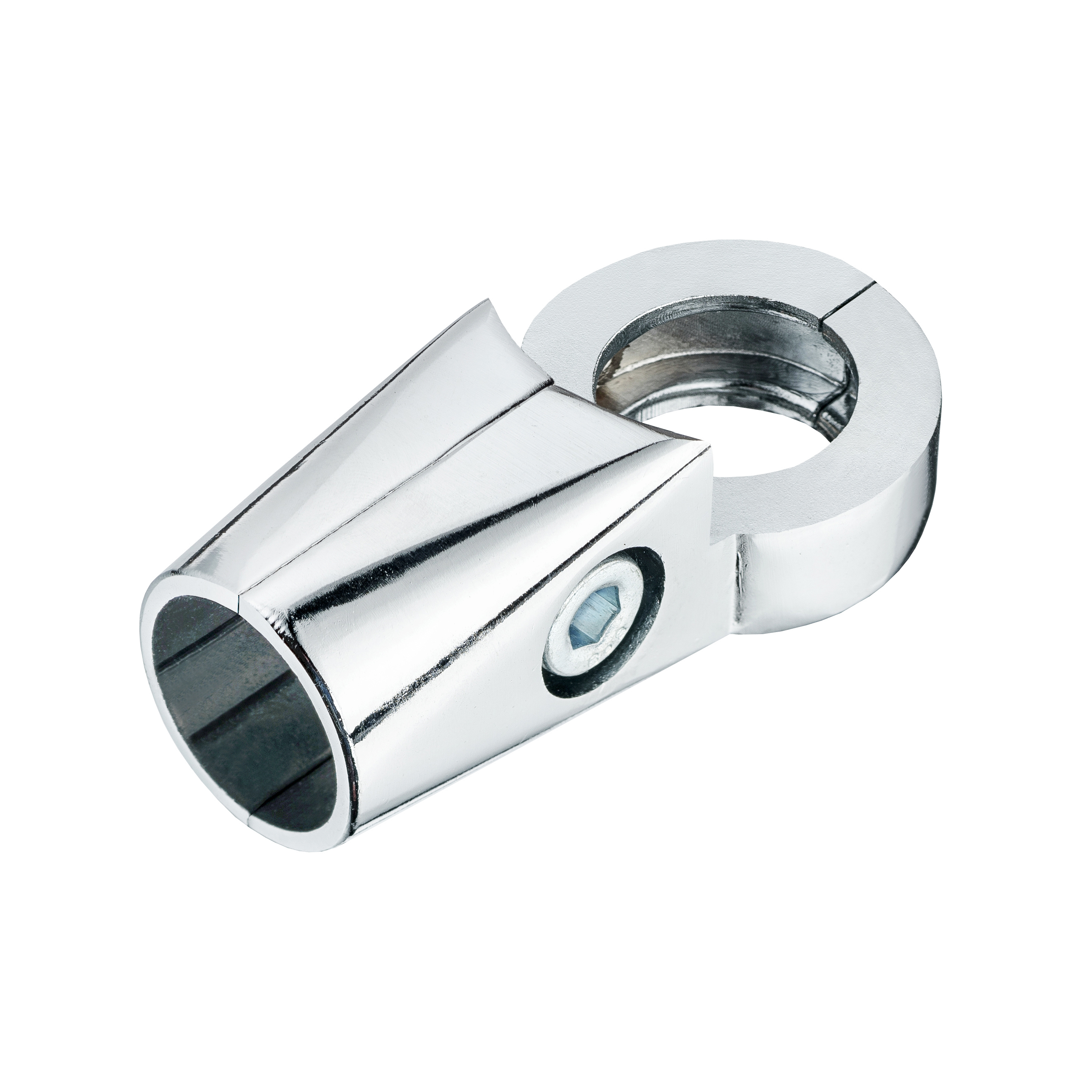 Изображение товара Соединитель 3-х труб поворотный ⌀25 хром