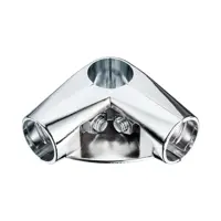 Изображение товара Соединитель 3-х труб с площадкой ⌀25 хром