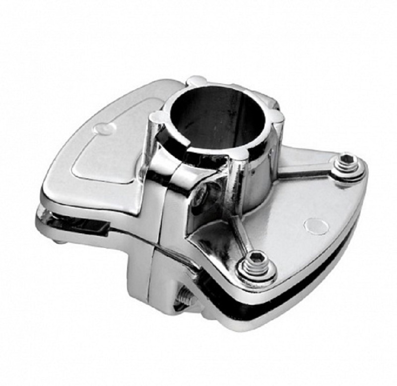 Изображение товара Держатель панели ⌀25 горизонтальный двусторонний хром Изображение товара Держатель панели ⌀25 горизонтальный двусторонний хром