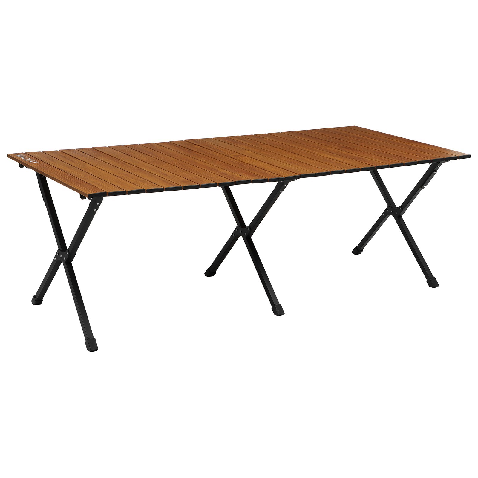 Изображение товара Нераздвижной складной садовый стол MACLAY 9378666 140x65 см коричневый