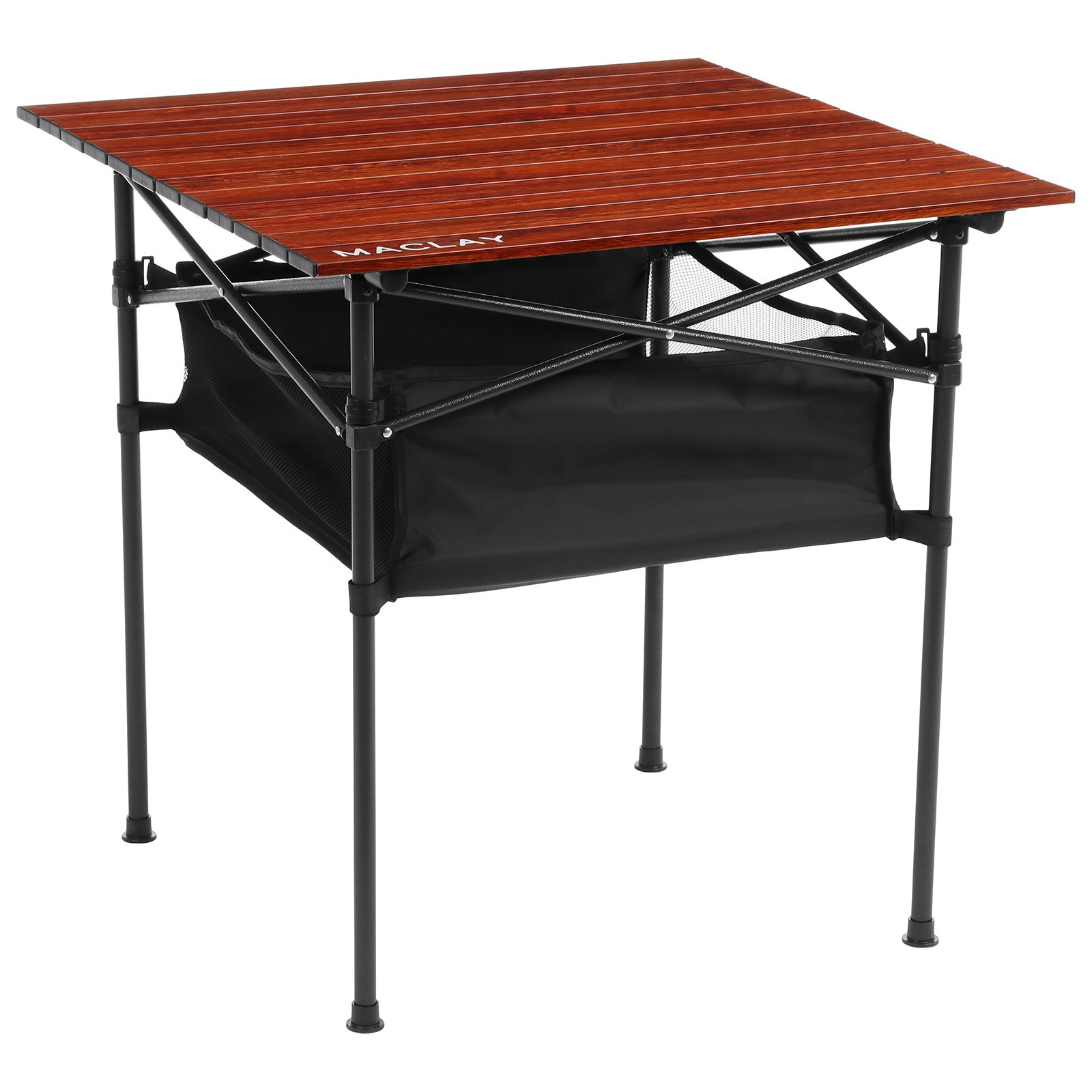 Изображение товара Нераздвижной складной садовый стол Maclay 70x70 см коричневый