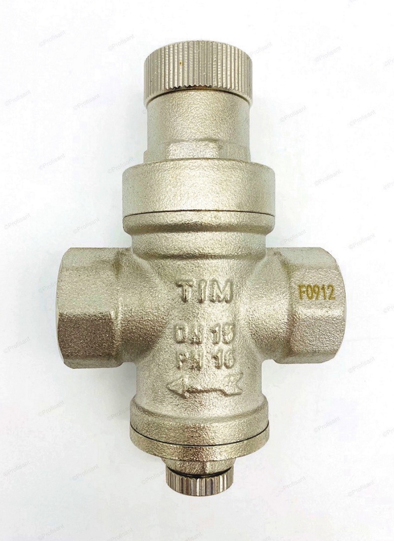 Изображение товара Редуктор давления TIM BL2802A 1/2" ВР/ВР 1-4 бар с выходом под манометр