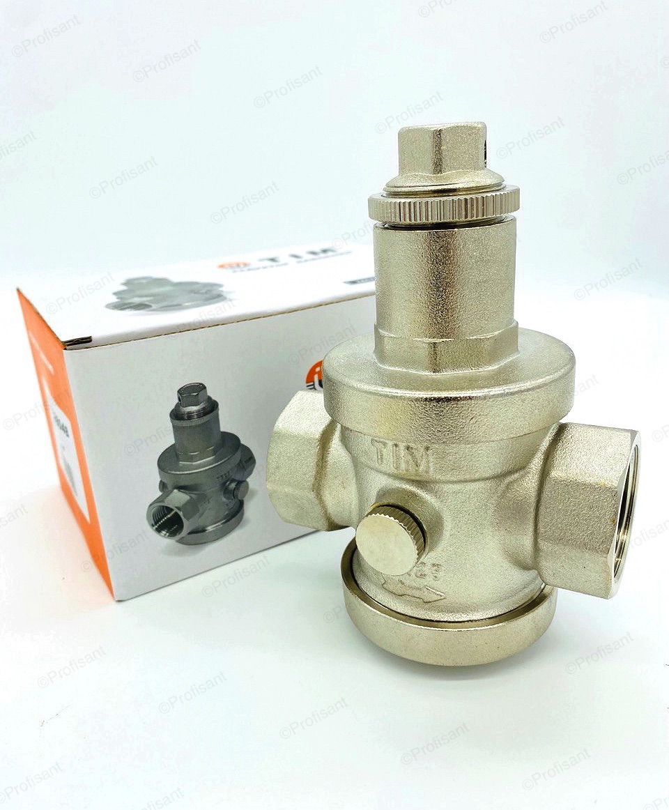 Изображение товара Редуктор давления TIM BL2804В 1" ВР/ВР 1-4 бар с выходом под манометр