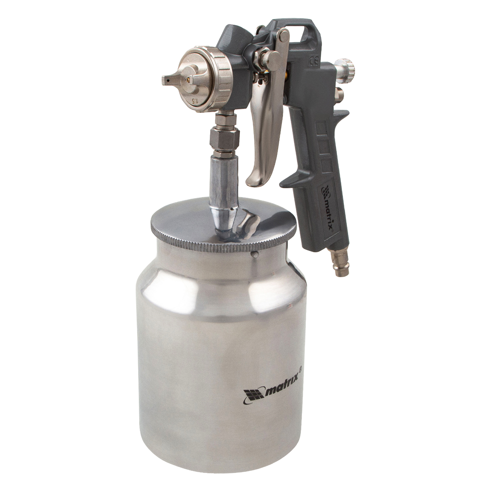 Изображение товара Краскопульт пневматический Matrix 57316 нижний бак 230 л/мин 1 л