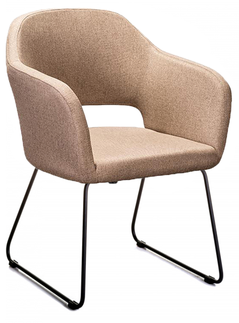 Изображение товара Современное кресло R-home Oscar Линк светло-коричневое для стильного интерьера