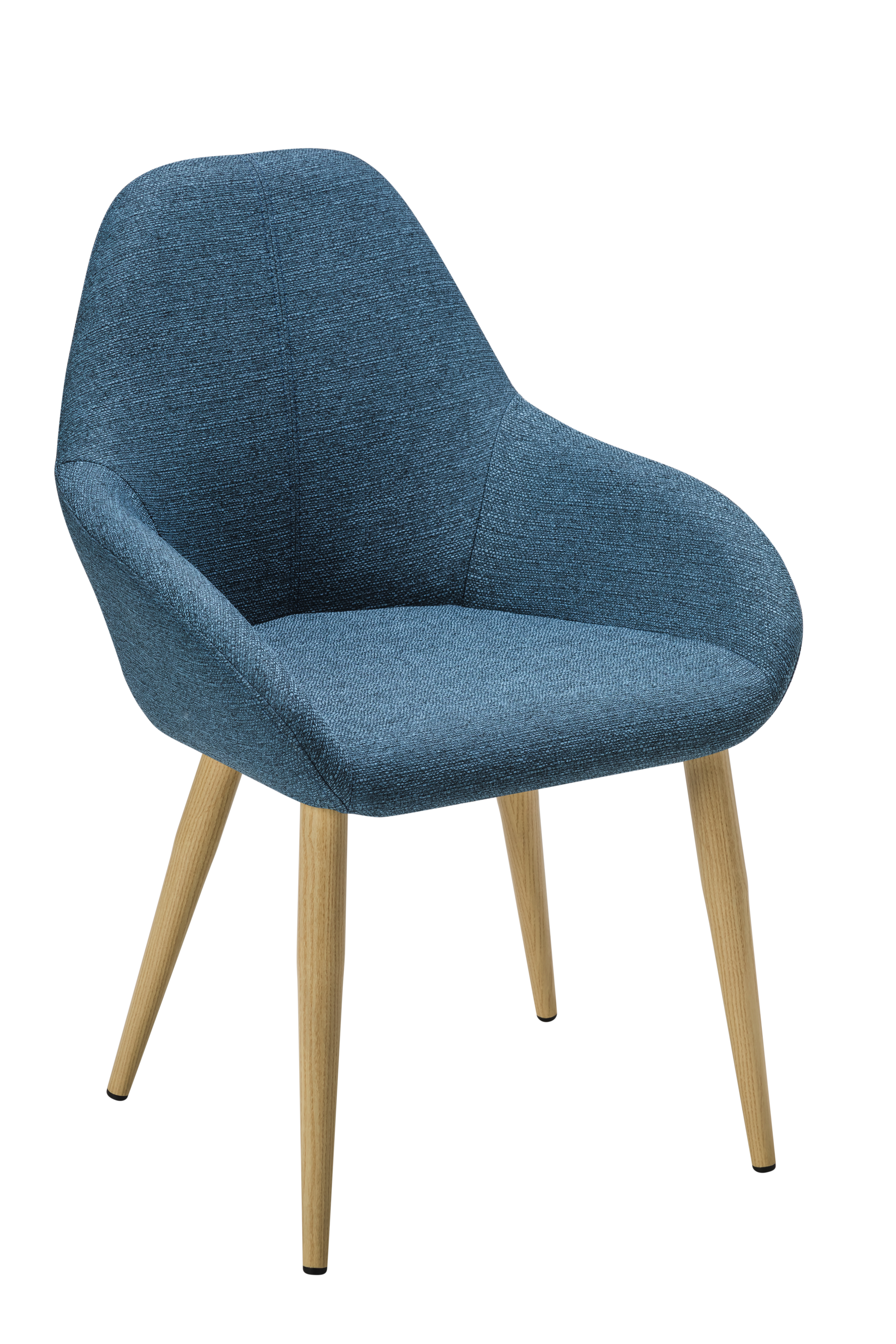 Изображение товара Стильное кресло R-home Kent в индустриальном стиле, синее