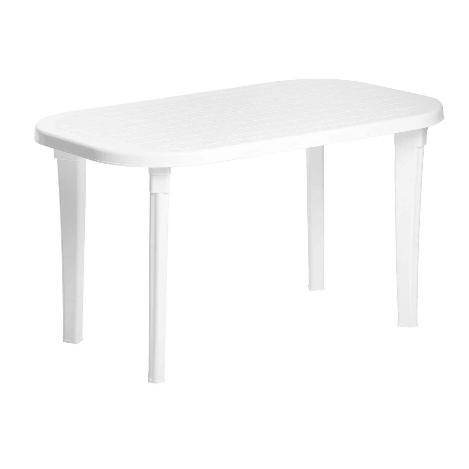 Изображение товара Нераздвижной садовый стол Элластик-пласт 9546221 136x82 см белый Россия