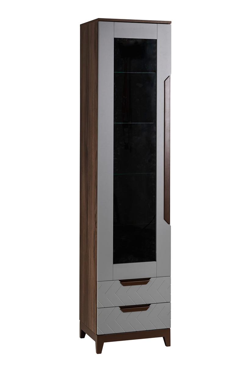 Изображение товара Шкаф распашной R-Home Сканди 50x210x45 см МДФ цвет серый