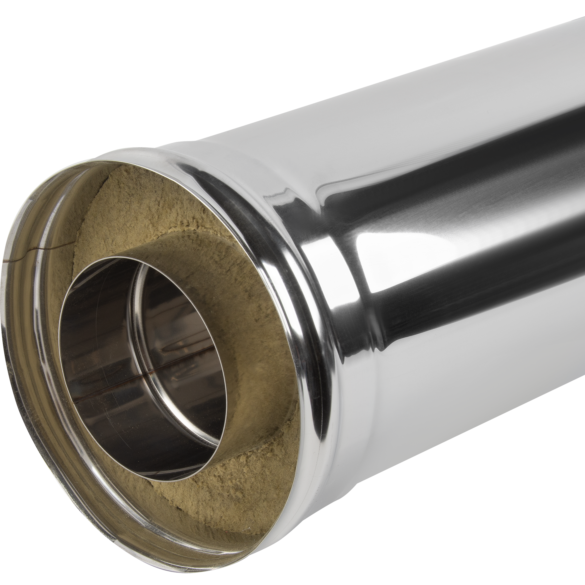 Изображение товара Сэндвич-труба для дымохода 0.5м из нержавеющей и оцинкованной стали