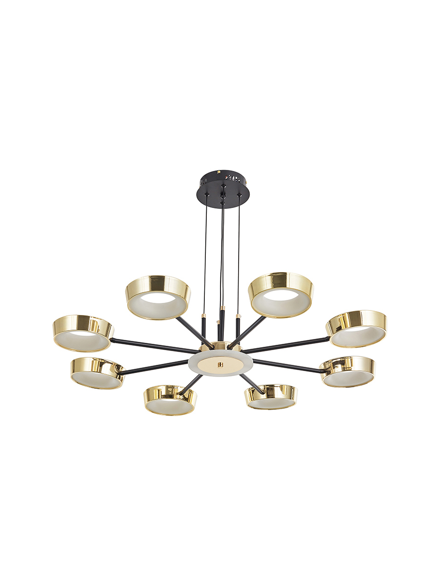 Изображение товара Люстра подвесная светодиодная Arte Perfetto Luce LED 145Вт черный белый современная