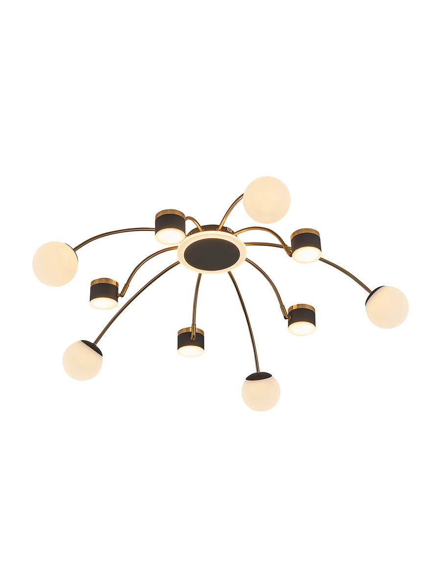 Изображение товара Люстра потолочная светодиодная Arte Perfetto Luce LED 3327 402 10 1100 H280 LED156W Bk G