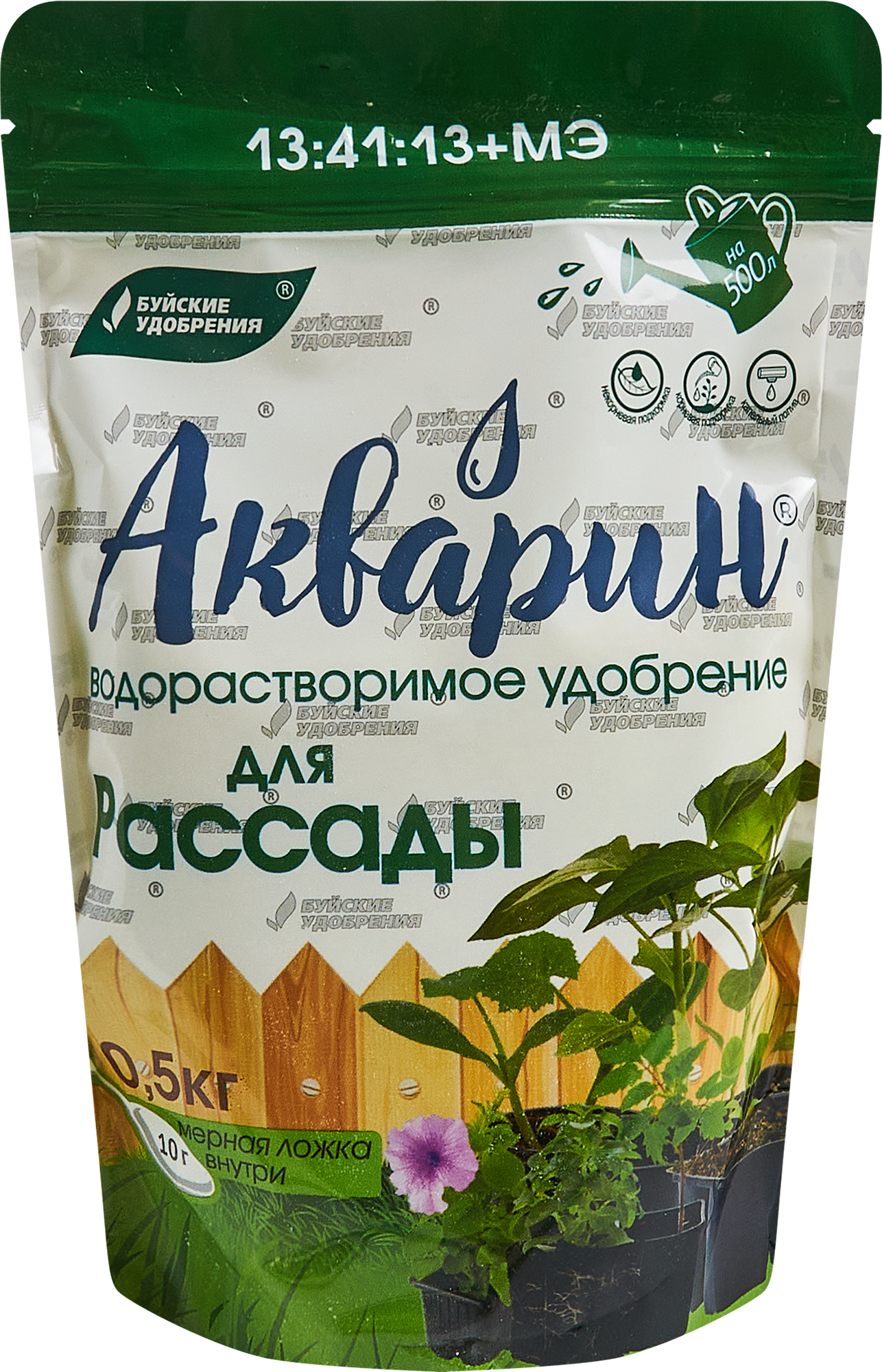 Удобрение Буйские удобрения Акварин Для рассады 0.5 кг