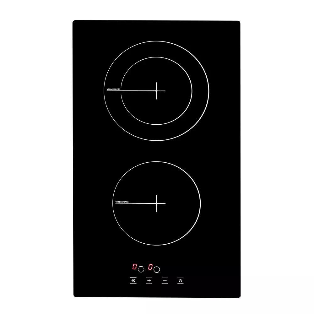 Изображение товара Электрическая варочная панель Simfer H30D12B022 30 см 2 конфорки черная