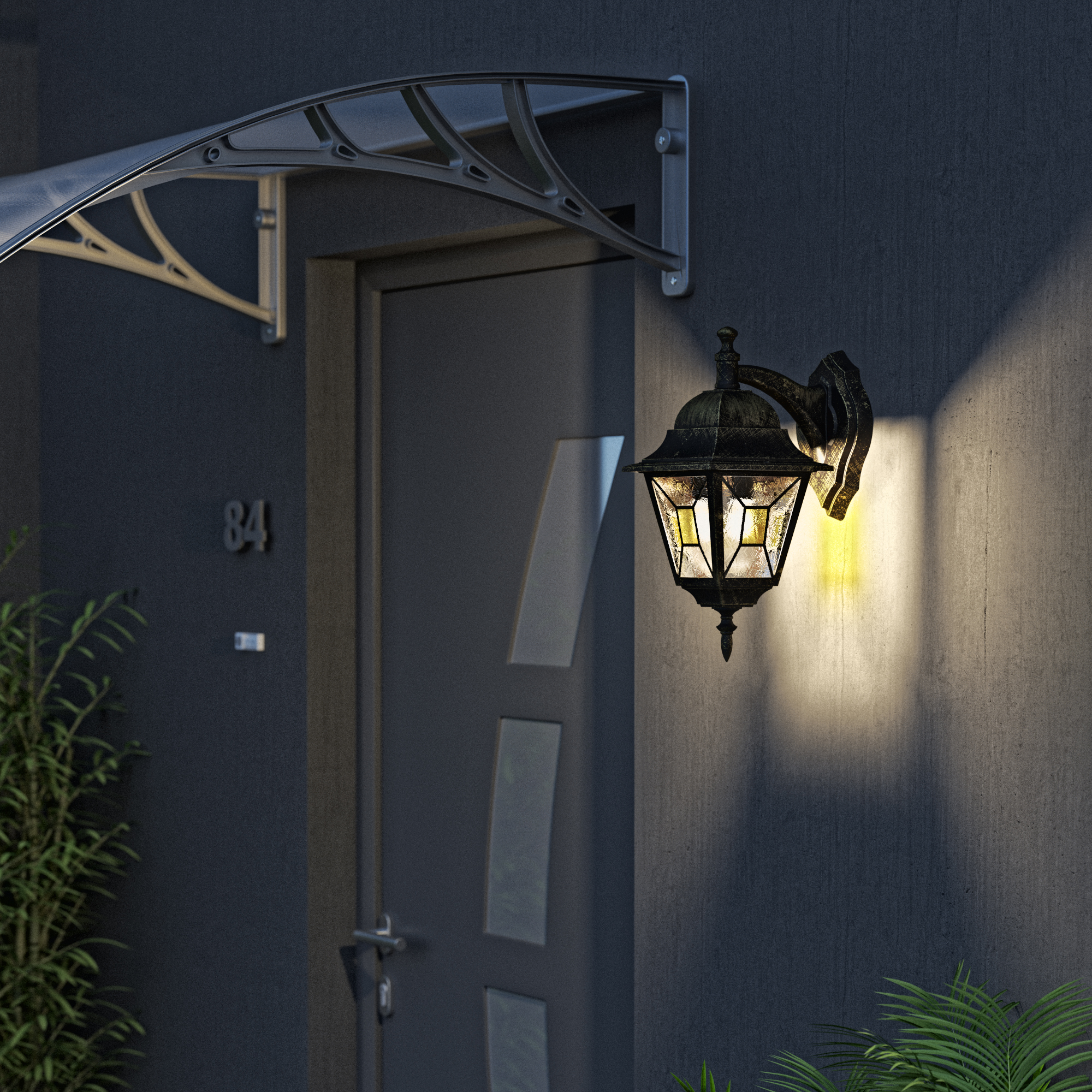 Изображение товара Светильник уличный настенный Inspire Chester 25 Вт IP44 бра шестигранный