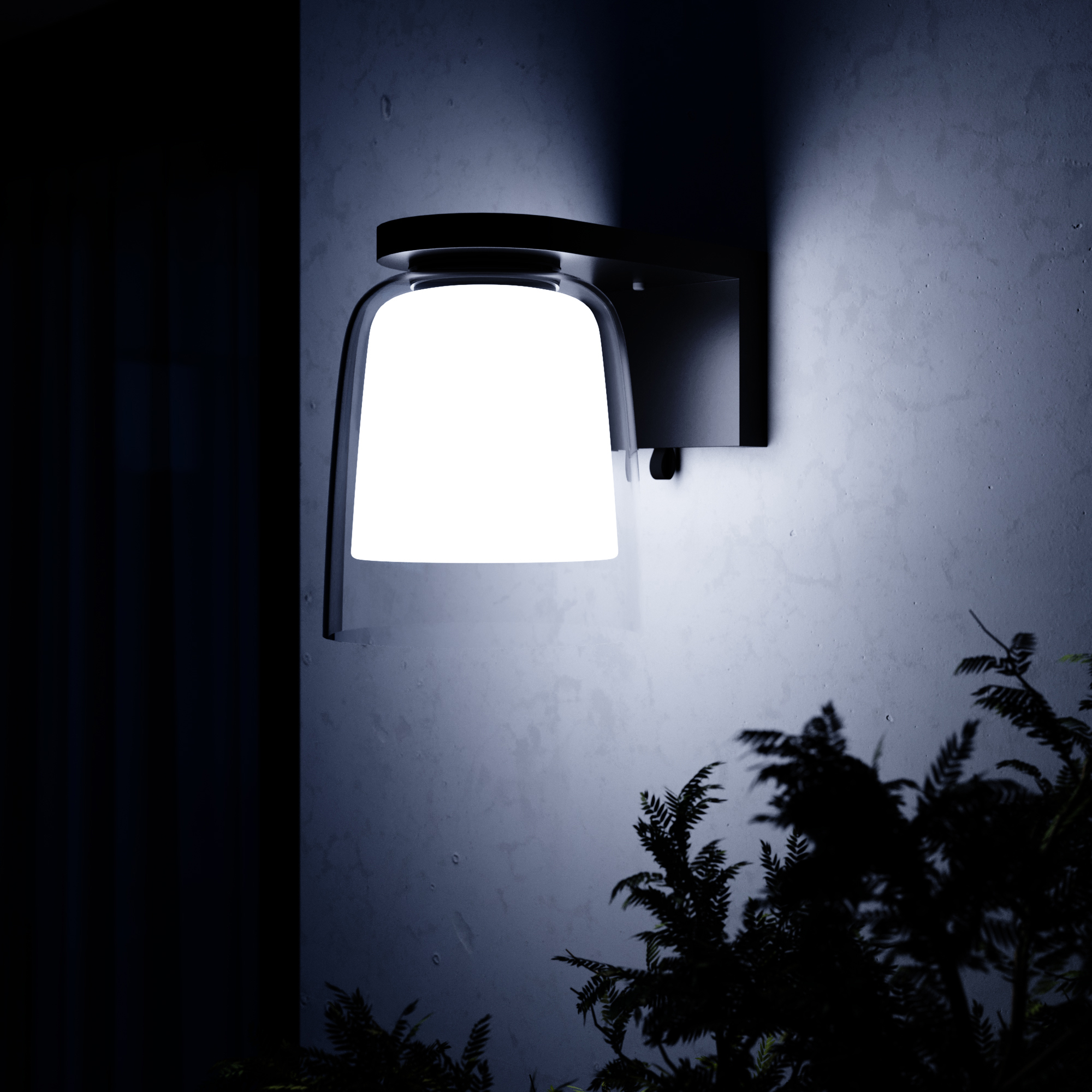 Изображение товара Настенный светильник на солнечной батарее Inspire Klock Intenso