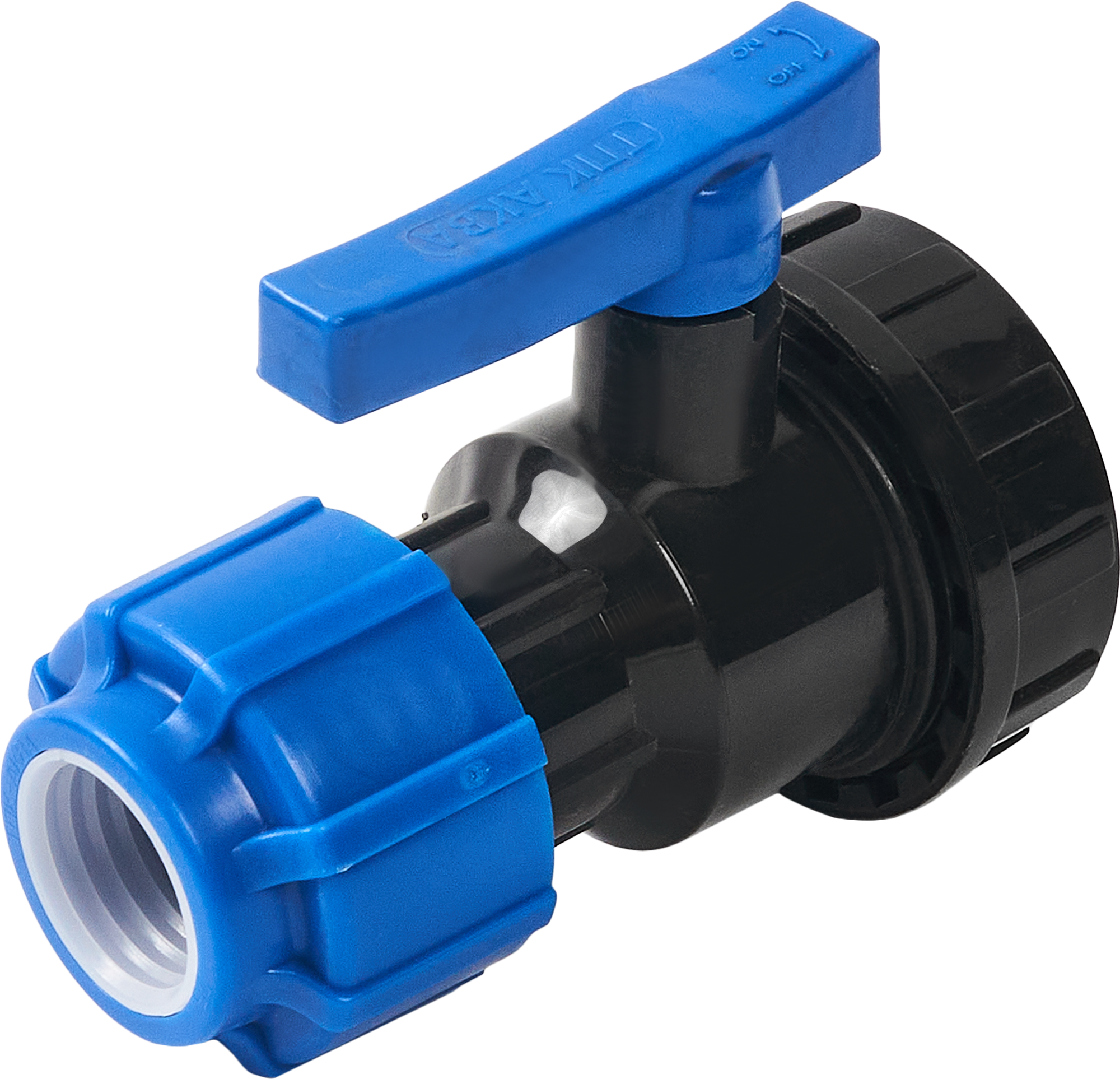 Изображение товара Кран шаровой прямой ТПК-Аква DN25 PN16 1/2"x25 ВР полипропилен ручка флажок